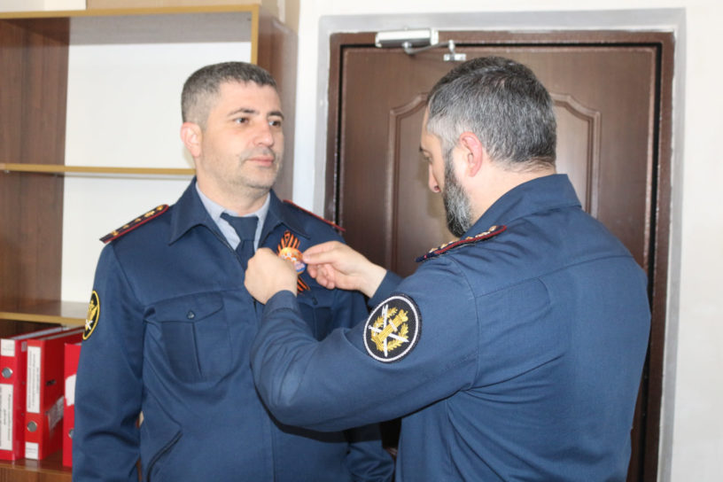 Сотрудники ОФСИН по Ингушетии присоединились к акции «Георгиевская ленточка» 