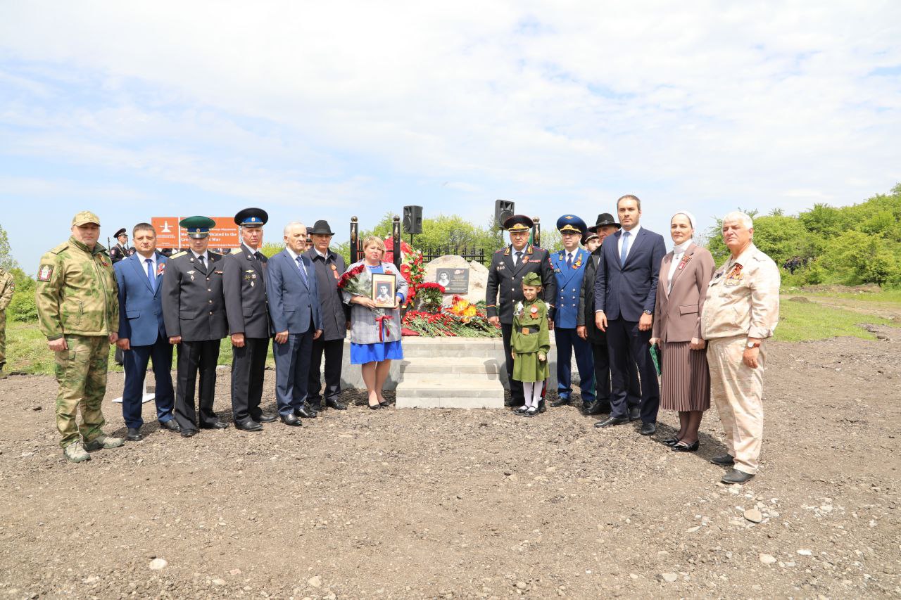 Обновленную стелу памяти юного разведчика Володи Мордвинова открыли в Ингушетии 