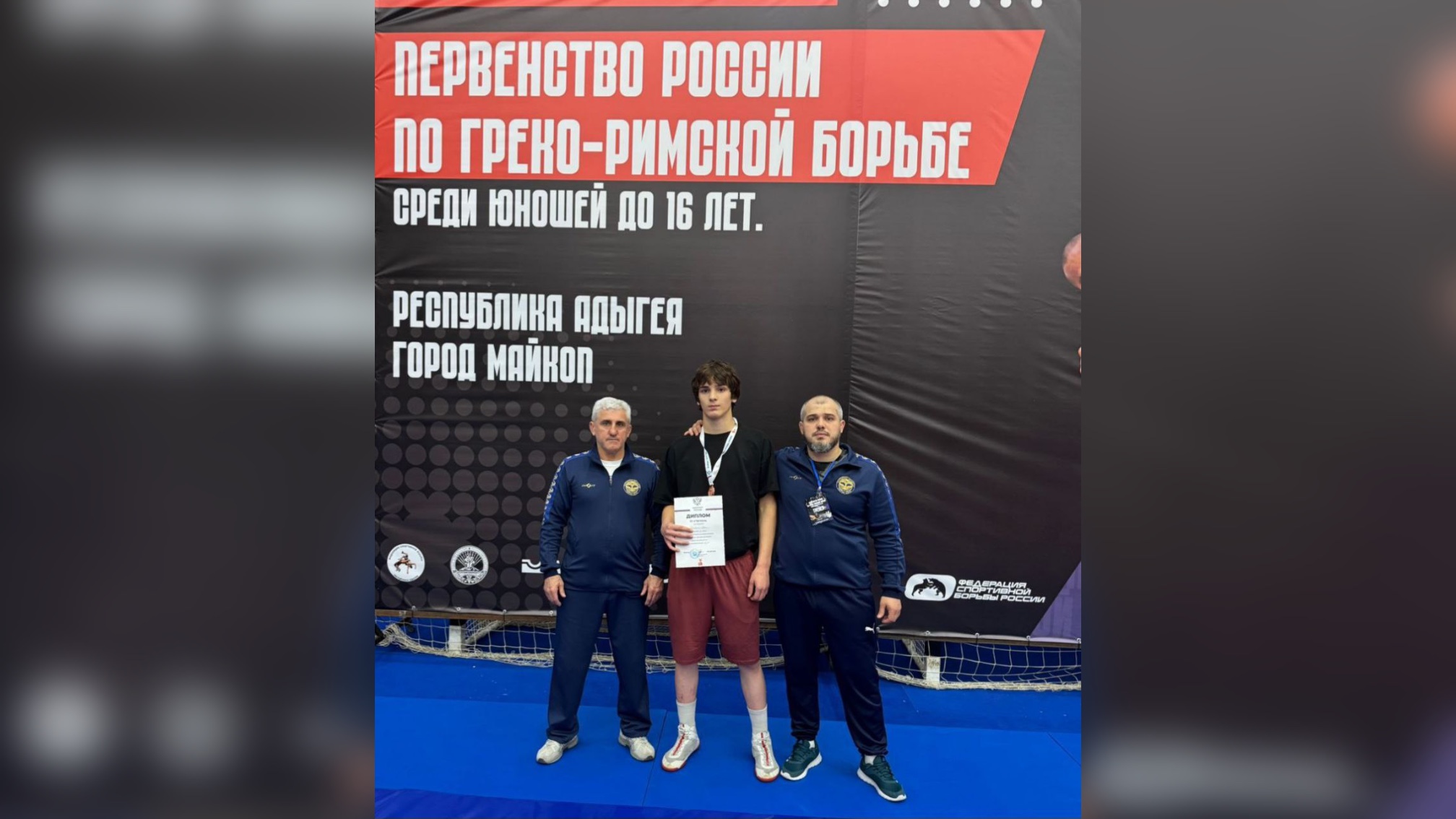Ингушский борец классического стиля Адам Белхароев стал призером первенства России