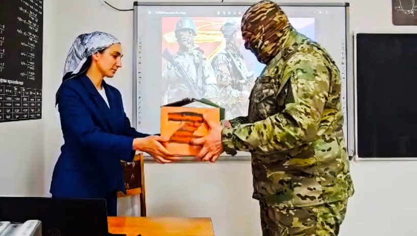 Учащиеся гимназии Карабулака Ингушетии присоединились к акции «Письмо солдату»