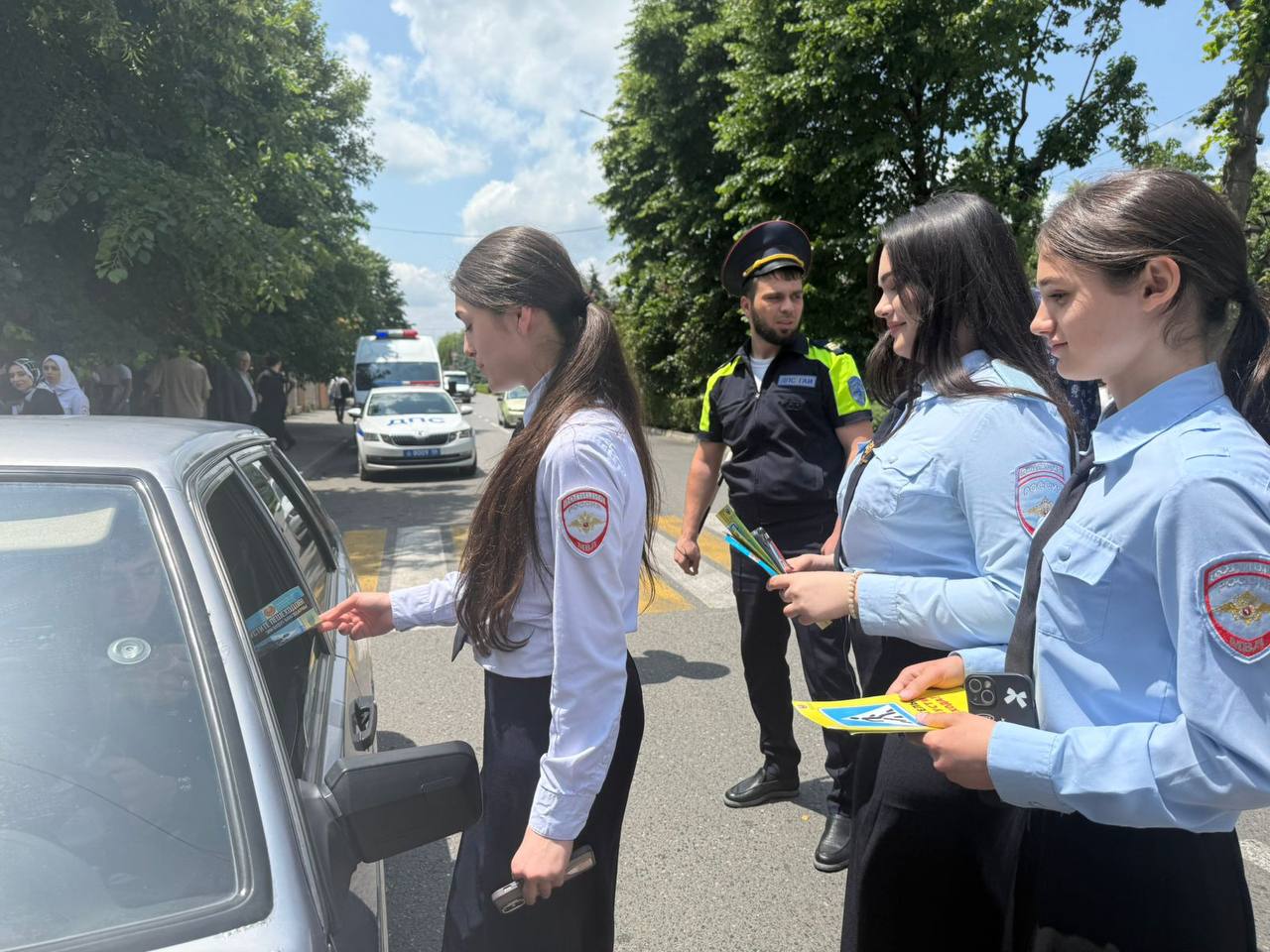 В Назрани провели профилактическую акцию «Водитель, пропусти пешехода» 