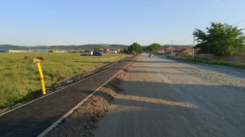 В Ингушетии ремонтируют подъездную дорогу к селу Сагопши