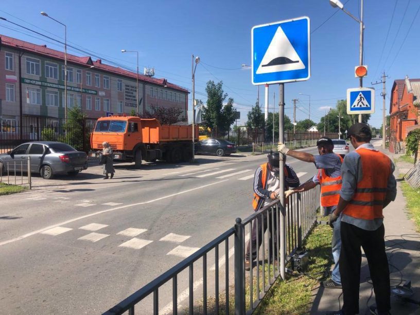 Работы по повышению безопасности дорожного движения стартовали в Ингушетии