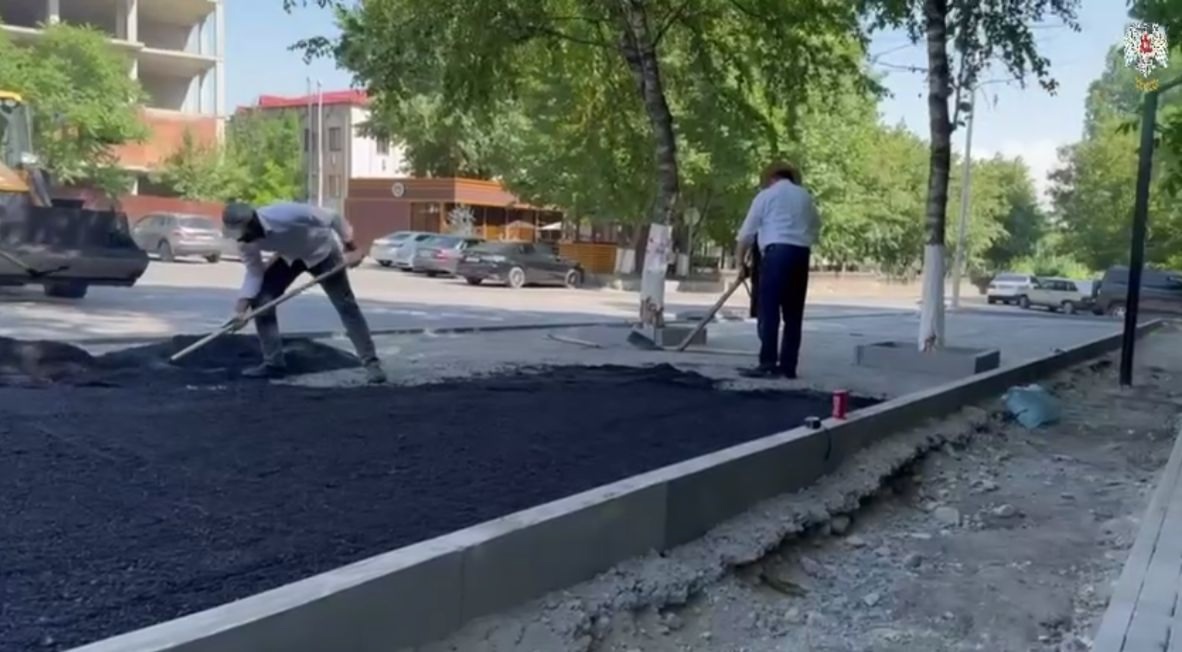На проспекте Базоркина в Назрани появилась новая парковочная зона