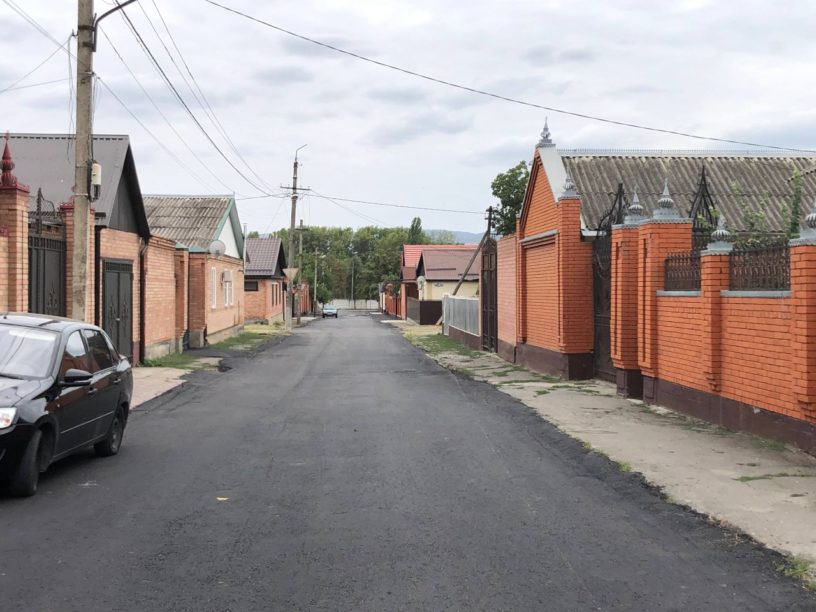 В Малгобеке Ингушетии отремонтировали улицу Гантемирова