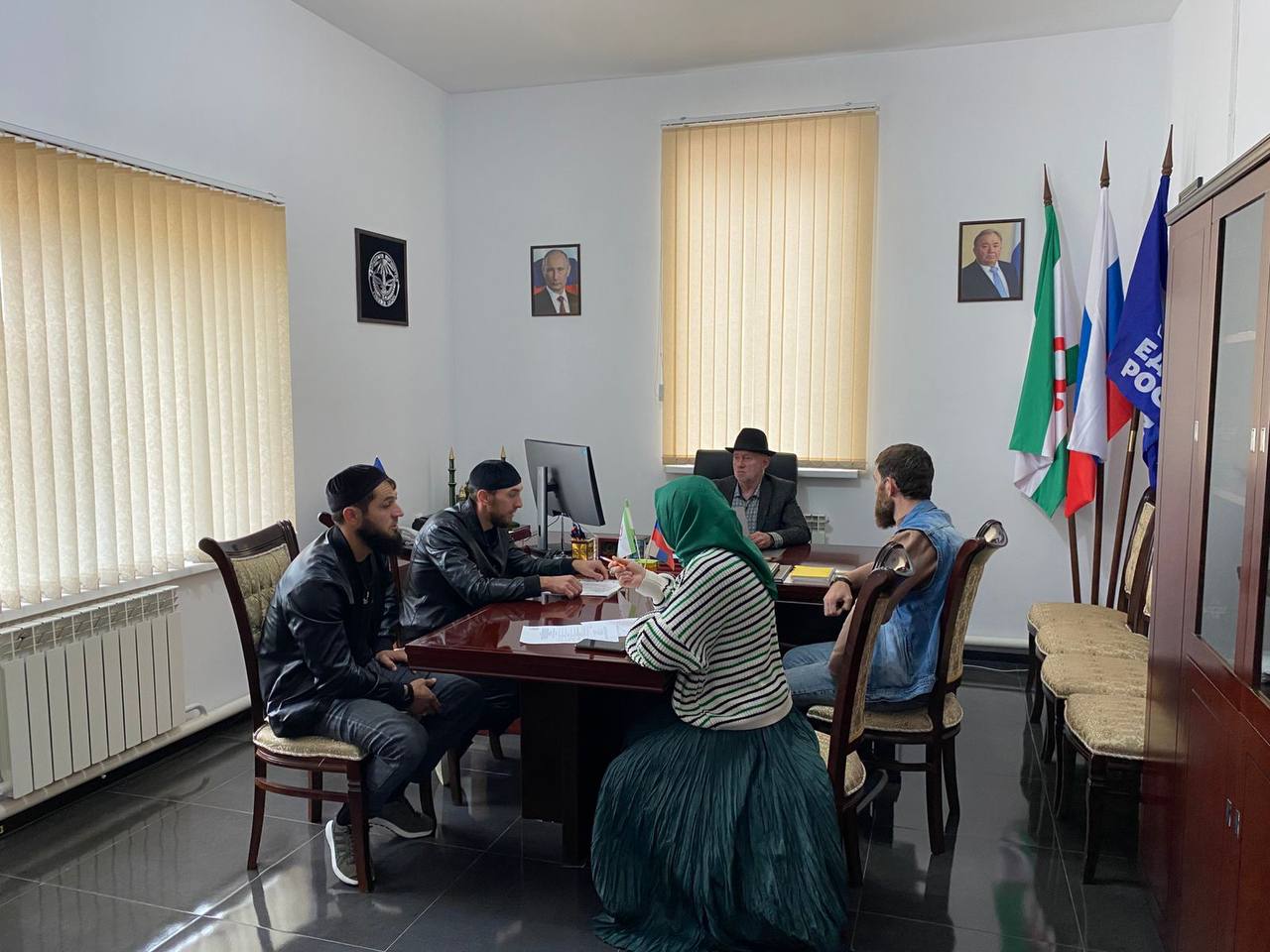 В Назрановском районе Ингушетии провели прием участников СВО и членов их семей