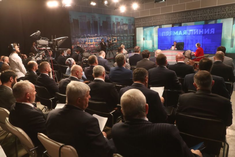 На 30 вопросов жителей Ингушетии ответил Махмуд-Али Калиматов в прямом эфире 