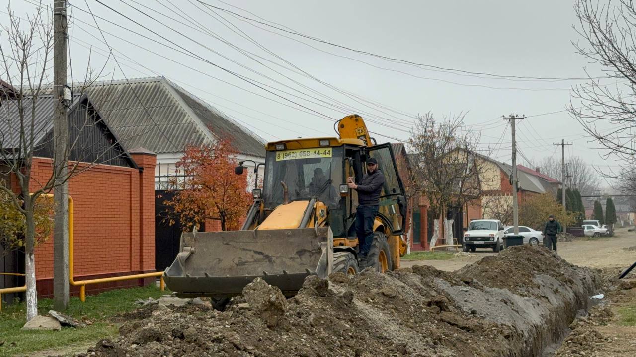 В Карабулаке завершается обновление сетей водоснабжения на 19 улицах