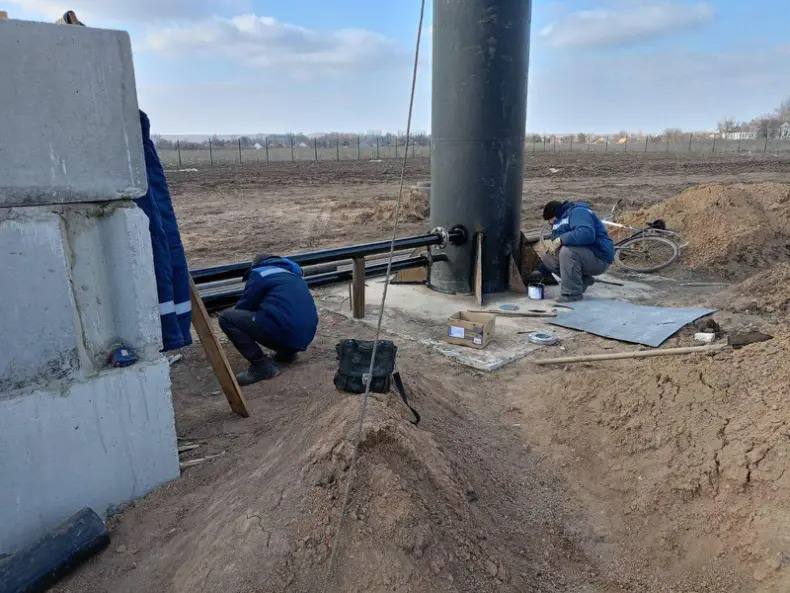 Ингушская бригада наладила водоснабжение в пяти селах Запорожья