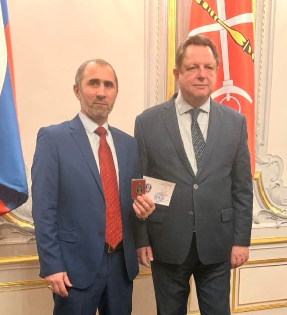 Постпреда Ингушетии в СЗФО наградили за укрепление дружбы между народами