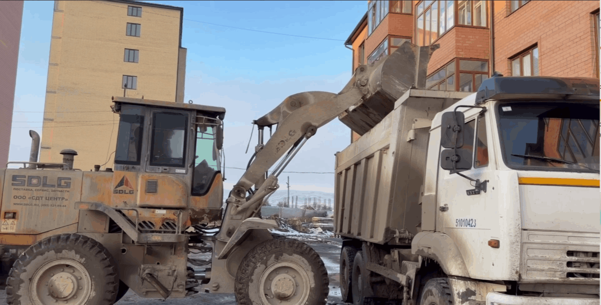В Сунже Ингушетии ликвидировали несанкционированную свалку строительного мусора