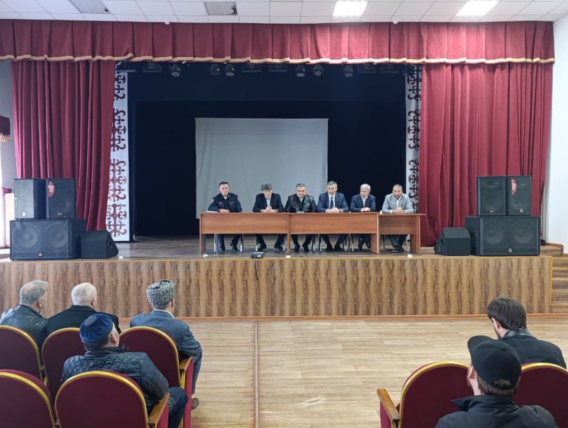 В селе Кантышево Ингушетии состоялся диалог граждан с правоохранителями