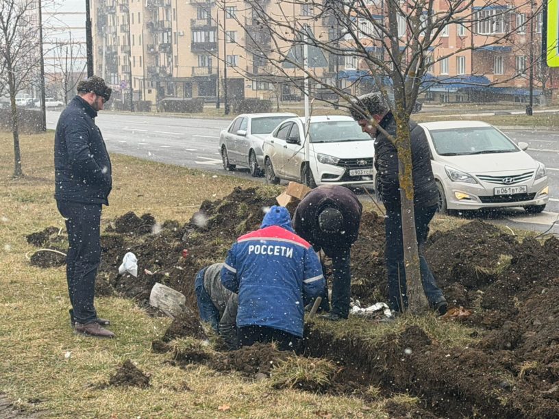 Специалисты «Ингушэнерго» восстановили электроснабжение в Магасе 