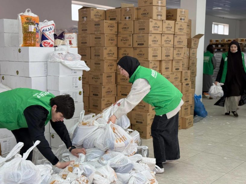 Двести семей из Пригородного района получили из Ингушетии продуктовые наборы 