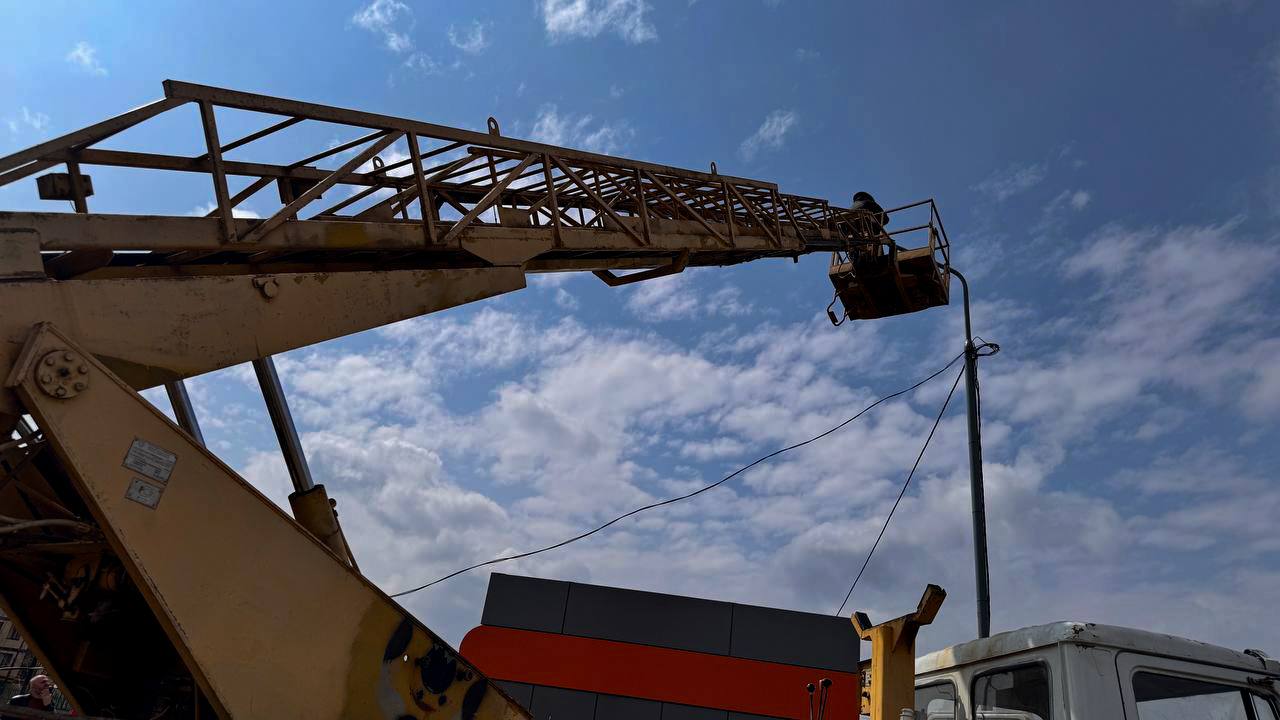 В Назрани обустроили наружное освещение в районе высоток рядом с ДРКБ