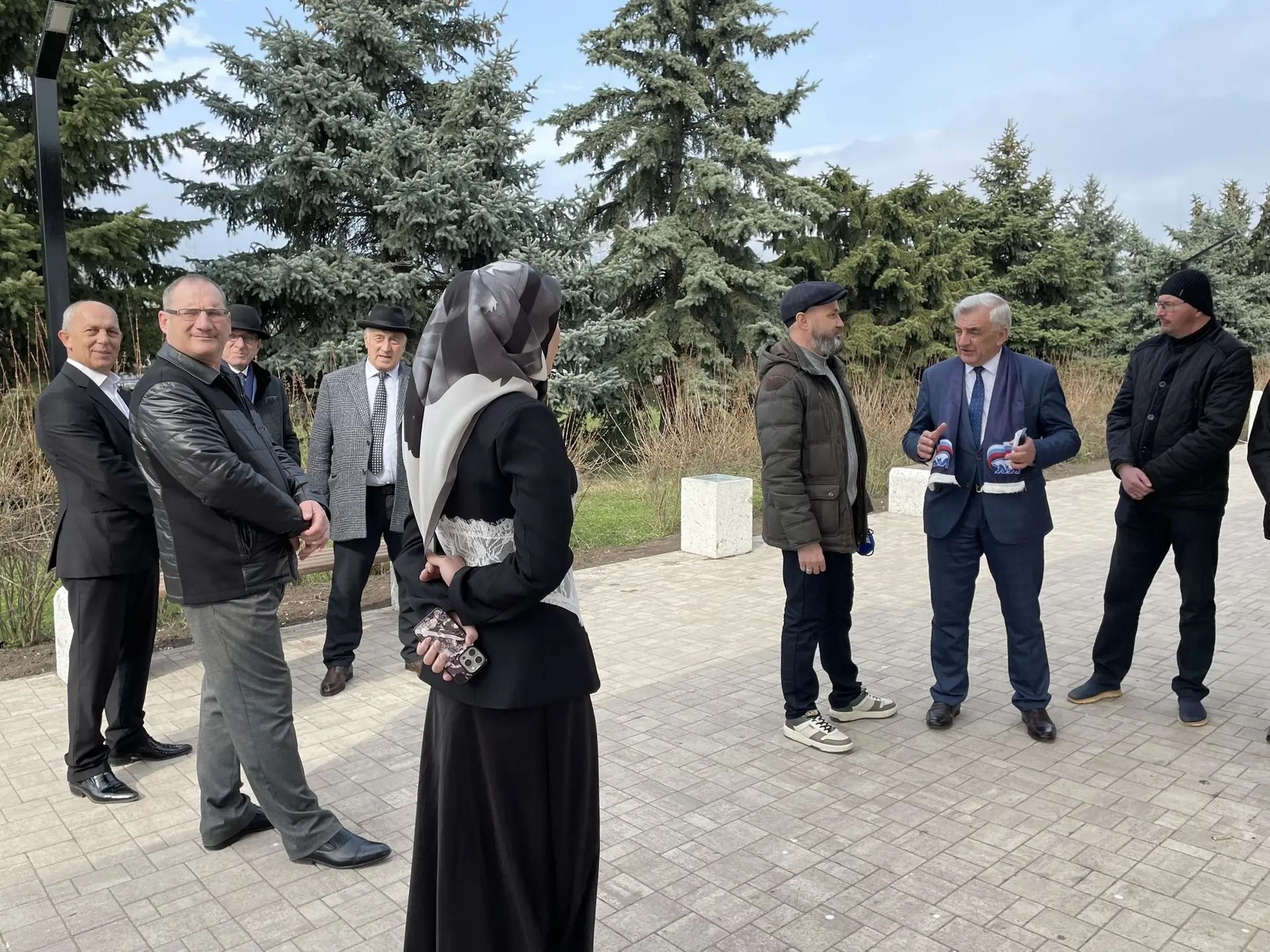 Ингушские единороссы проинспектировали обновленный парк и набережную в Назрани