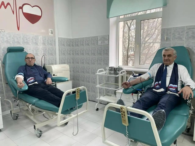 Ингушские единороссы приняли участие в акции по сдаче крови