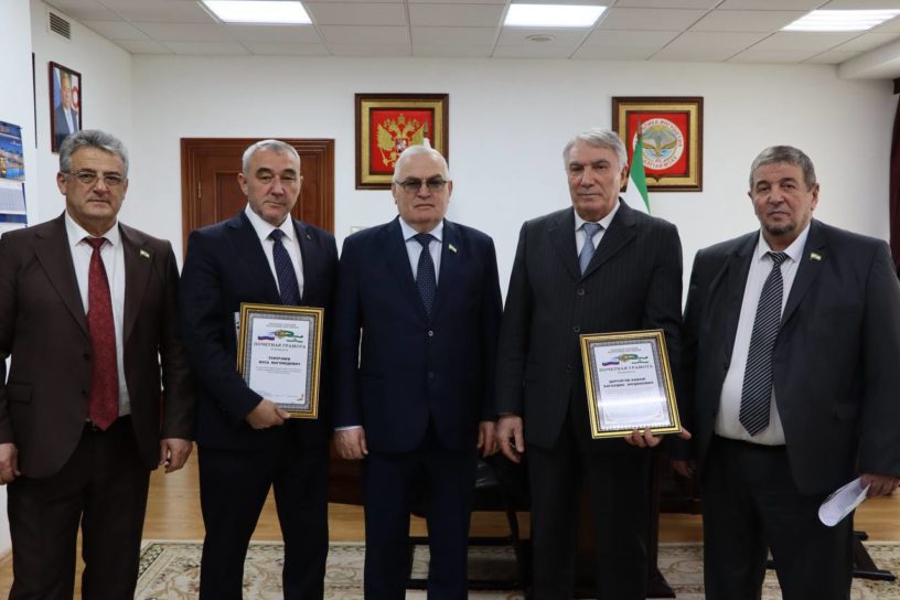 Мэр Магаса встретился с председателем Народного собрания Ингушетии