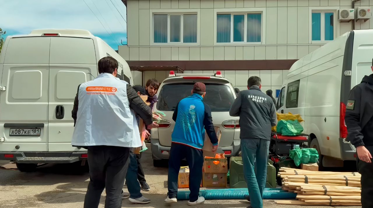 Из Ингушетии в Дагестан направили гуманитарный груз с генераторами и мотопомпами