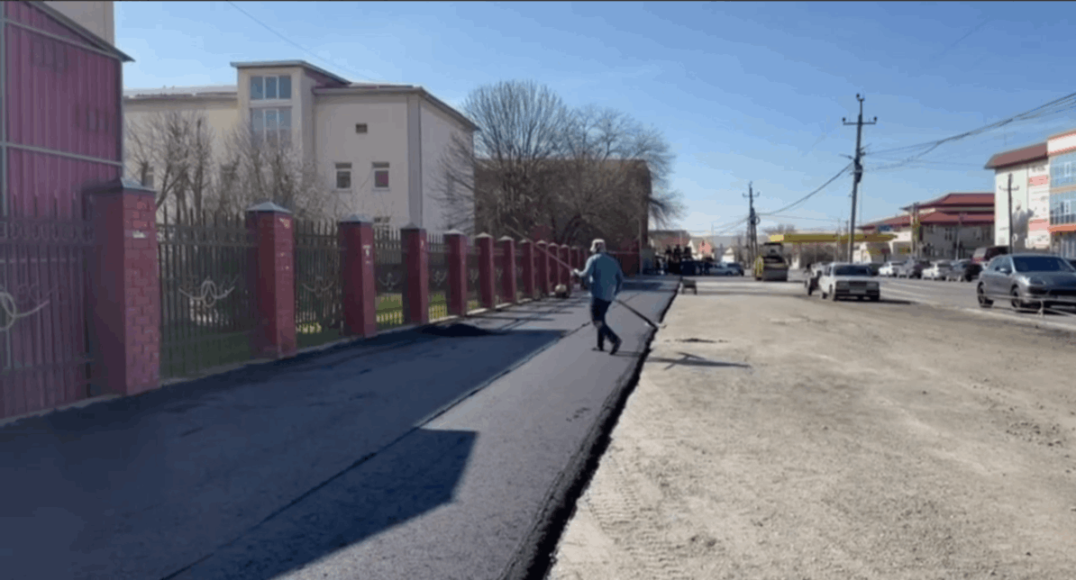 В Назрани Ингушетии активно благоустраивают городские пространства