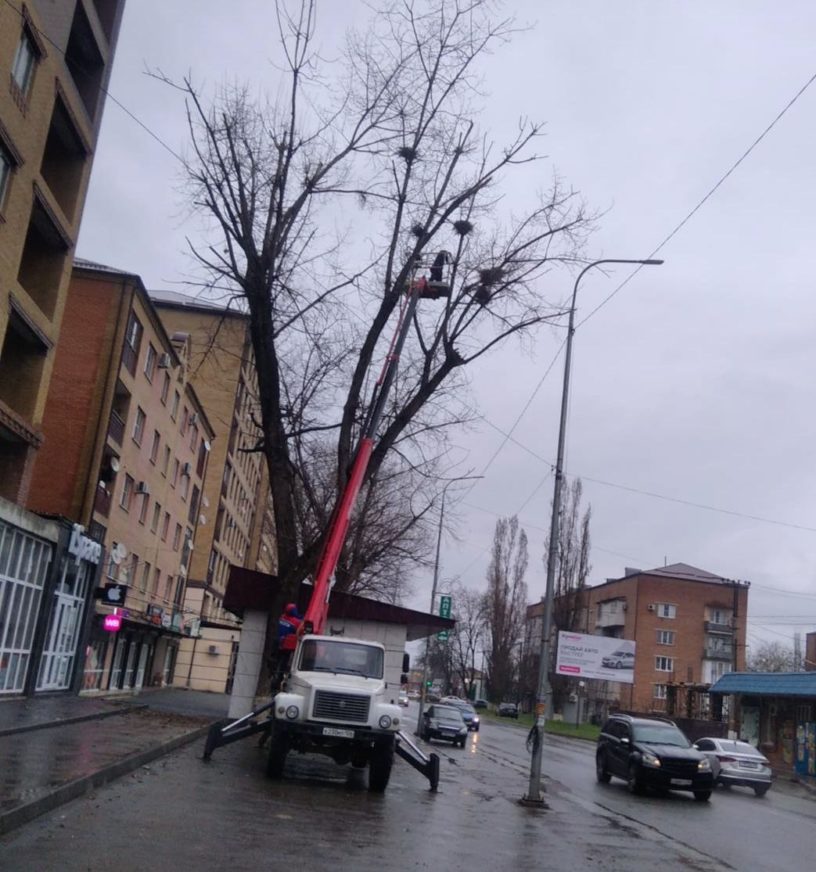 В Карабулаке Ингушетии проводится ремонт уличного освещения
