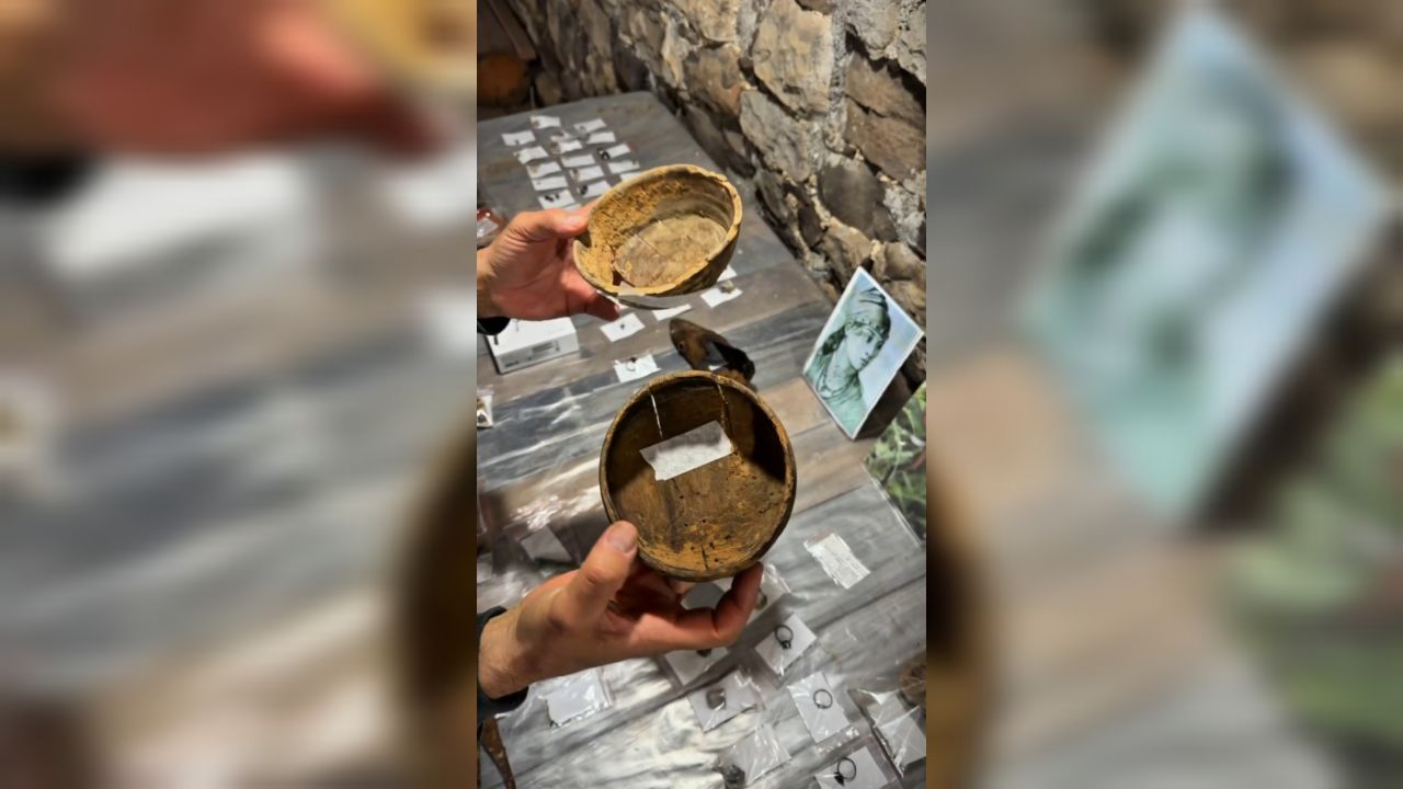 Старинные чаши из дерева найдены в горах Ингушетии