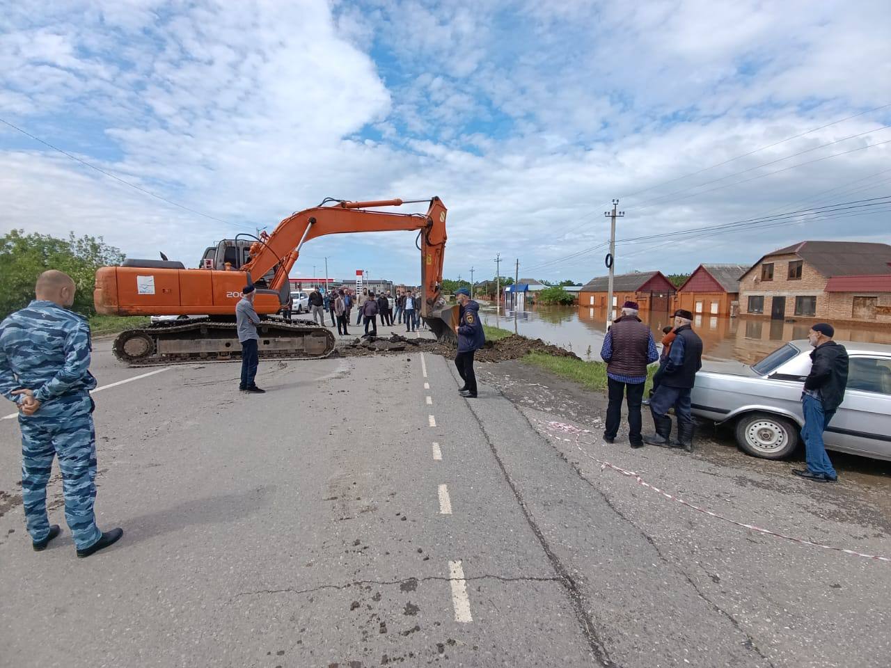 В Ингушетии экстренные службы борются с последствиями ливней 