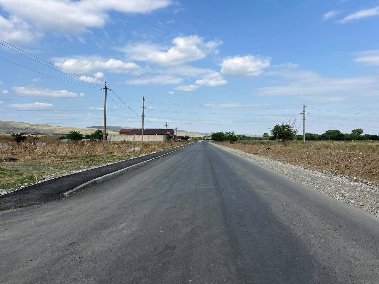 В Сунже Ингушетии завершены работы по асфальтированию улиц Энгельса и Слепцовской