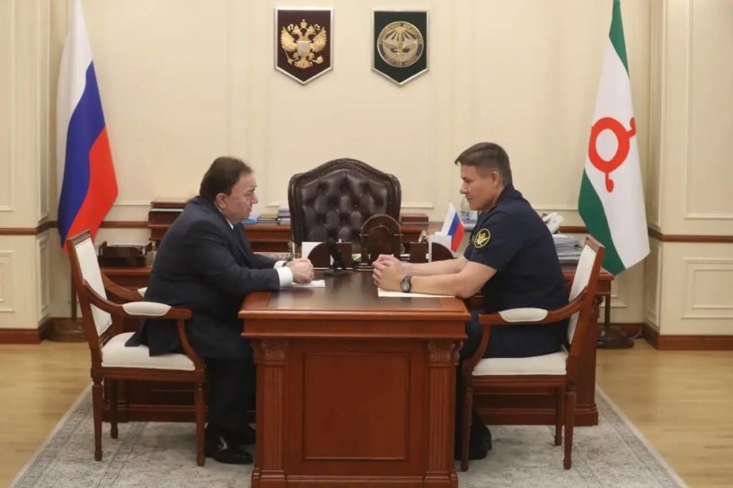 С начальником ОФСИН по республике встретился Глава Ингушетии С начальником ОФСИН по республике встретился Глава Ингушетии
