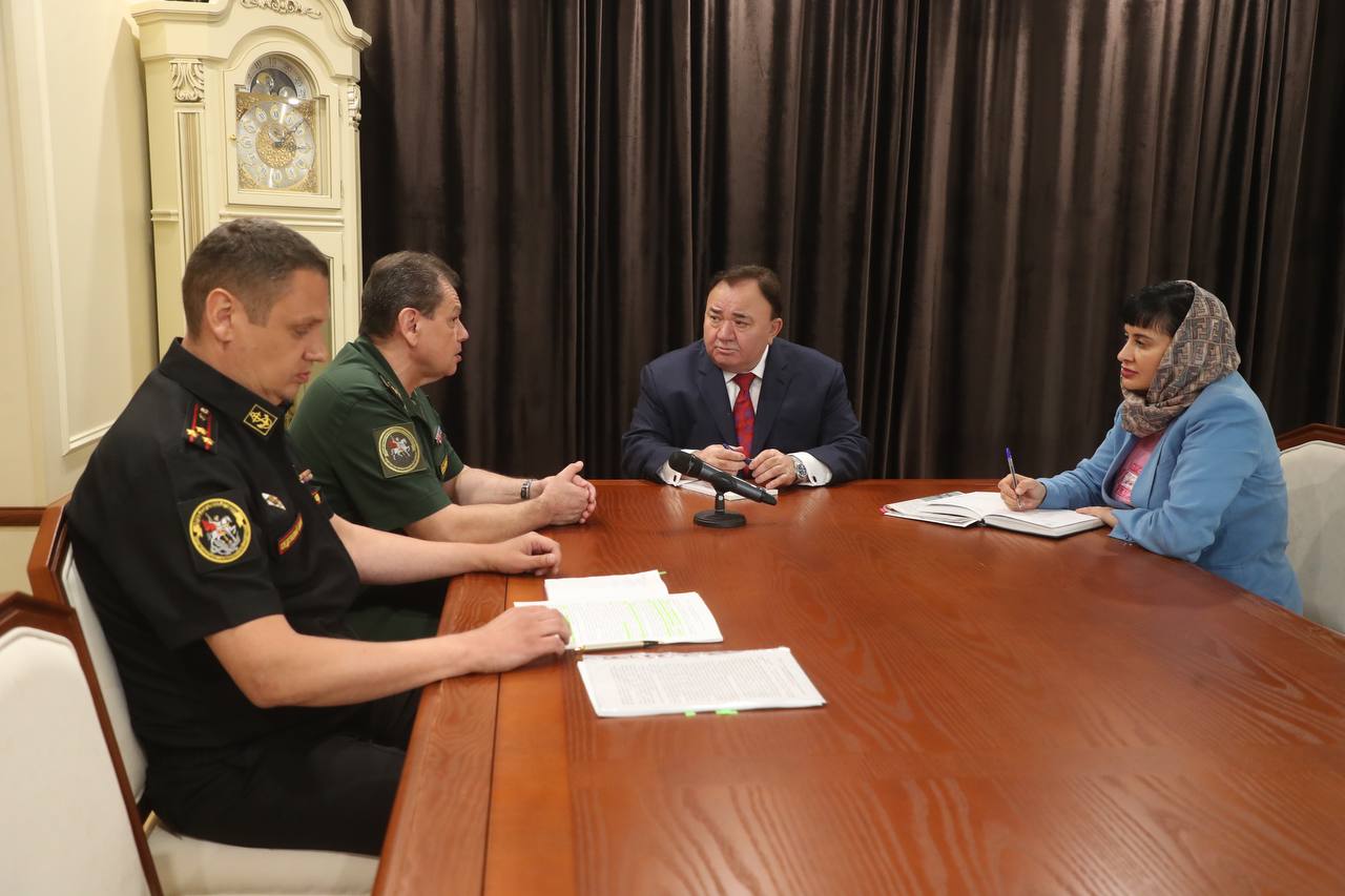 Глава Ингушетии обсудил с военными следователями защиту прав участников СВО Глава Ингушетии обсудил с военными следователями защиту прав участников СВО