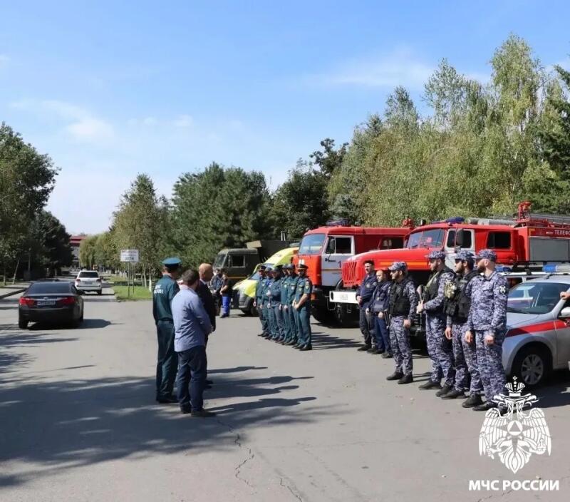 В Ингушетии прошли учения по ликвидации последствий непогоды 