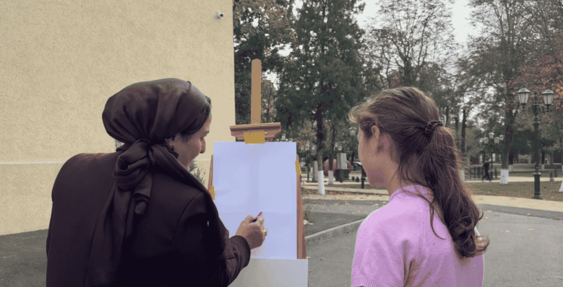 В Сунже Ингушетии состоялся художественный «Пленэр в осеннем парке»